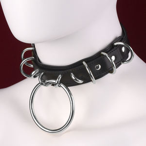 Venta al por mayor nuevo estilo ajustable PU cuero con pinchos remache collares para mascotas personalizado <span class=keywords><strong>Spike</strong></span> gargantilla collares - Product Image 5