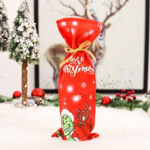 Venta caliente tapa de botella de vino decoraciones navideñas colección <span class=keywords><strong>Grinch</strong></span> para el hogar para fiesta de Navidad decoración de Año Nuevo - Product Image 6