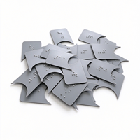 Plaque tactile braille pour boutons d'ascenseur, étiquette tactile accessible, points en relief personnalisés, panneau de commande d'ascenseur public, modèle 011