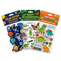 Pack d'autocollants personnalisés en PET imperméables avec carte de tête pour récompenses éducatives préscolaires pour enfants