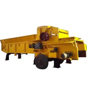 Chain plate transportation Reduce labor costs Save the artificial multi-functional wood crusher machine