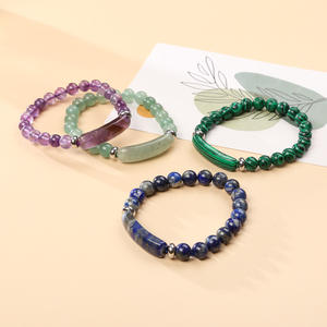 Daisy Fangy se especializa en pulseras de cristal, ágata, cuarzo rosa y <span class=keywords><strong>jade</strong></span>. La piedra original es simple y elegante. - Product Image 1
