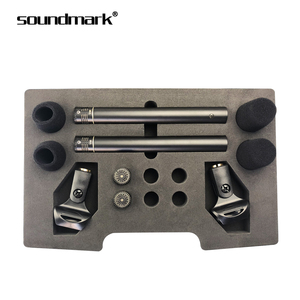 Soundmark K-150 hiệu suất cao hợp xướng ghi âm Micro độ nhạy cao hợp kim nhôm đen kết nối XLR chức năng tắt tiếng - Product Image 1
