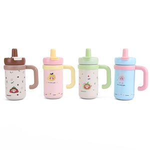 Oversized <b>Insulated</b> Cold <b>Cup</b> With Handle 316 Stainless Steel Vacuum Mug High Appearance for Women Tea Strainer Straw <b>Cup</b> - Product Image 5