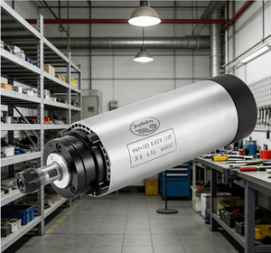 Zhong Hua Jiang ER11 0.8KW 65mm 4 Rodamientos 110V/220V Motor de Husillo CNC de 24000rpm con Transmisión por Correa y Refrigeración por Aire para Máquina de Grabado y Router - Product Image 6