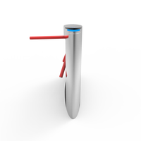 Servomoteur sans balais en acier inoxydable Arc, trépied entièrement automatique, porte de tourniquet