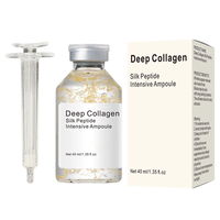 Sérum Visage Anti-Âge et Raffermissant au Collagène et Peptides de Soie, Hydratant, 40ml, Qualité OEM/ODM Supérieure