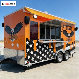 รถพ่วงบรรทุกเร็ว ปี 2026 พร้อมครัวเคลื่อนที่ครบครัน สำหรับทอดปลา ทำไอศกรีม พิซซ่า ทอดมันฝรั่ง โครงสร้างไฟเบอร์กลาสและอะลูมิเนียม - Product Image 4