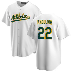 2025 Heren Oakland Home Jersey Honkbalshirts Op Maat Wit Gestikt Geborduurde Uniformen Logo 'S Plus Maat Ademende Kenmerken - Product Image 5