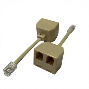 Répartiteur téléphonique pratique et simple LJJ-4C 2 voies RJ11 6P4C Conforme RoHS - Product Image 1