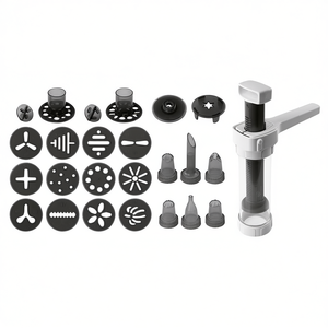 Ensemble de seringues à décorer les biscuits, 23 pièces, avec 16 disques de façonnage et 6 embouts pour la pâtisserie - Product Image 2