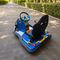 Voiture électrique pour enfants à dérive et pare-chocs, développée en interne, avec éclairage LED et pare-chocs anti-collision, certifiée CE, pour parcs d'attractions, directement de l'usine
