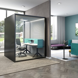 Cabina Telefónica Insonorizada Móvil, Cabina Privada para Llamadas Telefónicas, Cabina Acústica para Reuniones, Cabina Telefónica de Oficina con Vidrio Acústico, Cabina de Oficina para Jardín o Exteriores - Product Image 6
