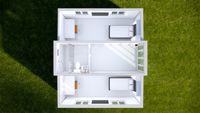 XH Moderne Modulaire Extensible Pliant Mobile Salon/Bureau Camping Pods Conteneur Préfabriqué Petites Maisons Prêt Navire Kit Maison En Acier