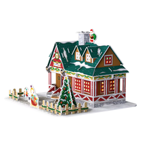 Noël Salon Papier 3D Puzzle En Trois Dimensions Enfants Éducation Précoce Jouets École Primaire Enfants