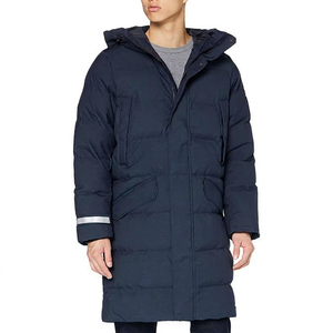 Parkas de moda para hombre, Parka larga de invierno con capucha de piel de visón Real desmontable, chaquetas largas con estilo, abrigo para hombres y mujeres - Product Image 1