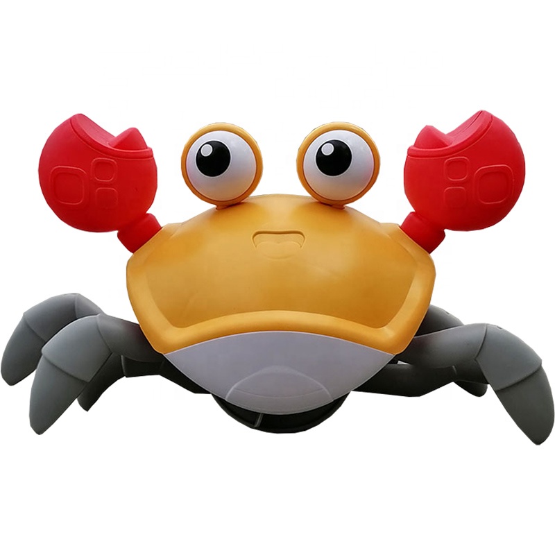 Plastic Wind up Crab Bath Toys Animal Can Walk On Land And Swim in Water