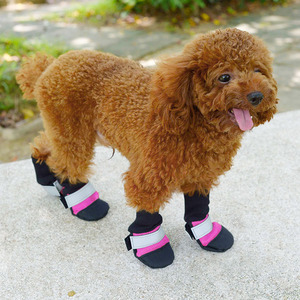 Temps froid doux anti-dérapant <span class=keywords><strong>chien</strong></span> chaussons <span class=keywords><strong>grand</strong></span> <span class=keywords><strong>chien</strong></span> hiver patte protecteur extérieur chaussures et <span class=keywords><strong>chaussettes</strong></span> <span class=keywords><strong>pour</strong></span> animaux de compagnie - Product Image 6
