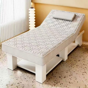 Table de beauté en latex, table de massage thaïlandaise pour salons de beauté, table de thérapie personnalisée, table pour extensions de cils de 90, 100 et 120 cm de large - Product Image 5