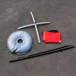 Banderas Publicitarias Personalizadas con Impresión Digital para Exteriores, de Una Sola Cara, con Soporte y Mástil, Tipo Lágrima - Product Image 5