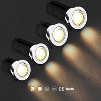 Vente en gros de projecteurs de plafond noir pour intérieur de maison Cob aluminium réglable Anti-éblouissement 5w 7w 9w 12w Mini Spot Led de projet