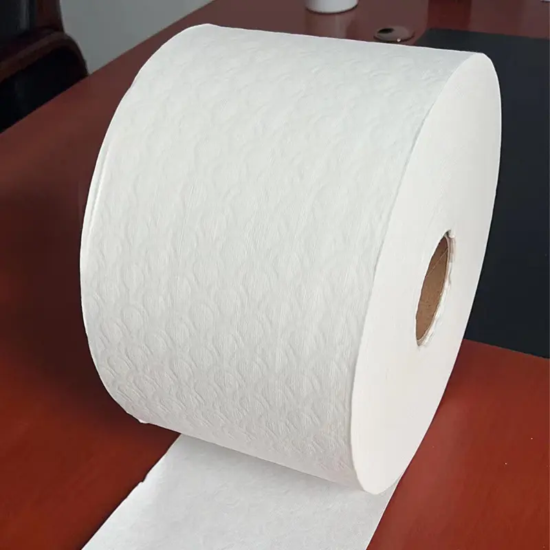 Rollo Jumbo de papel higiénico, el más barato de marca OEM, fabricación de materia prima de pulpa de madera virgen, rollos de papel higiénico para padres, Rollo madre