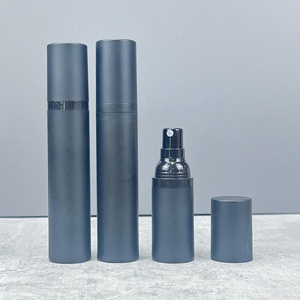 Matte Black Airless <b>Pump</b> <b>Bottle</b> 15ml 30ml 50ml Airless <b>Bottles</b> Men Skincare Packaging Luxury 1oz Face Cream Serum <b>Pump</b> <b>Bottle</b> - Product Image 5