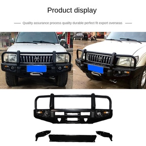 Offroad thép Matte front bumper Bull thanh cho TOYOTA <span class=keywords><strong>LAND</strong></span> <span class=keywords><strong>CRUISER</strong></span> LC90/lc95/fj90 mô hình UNI-LC90-FC 2022-2023 - Product Image 2