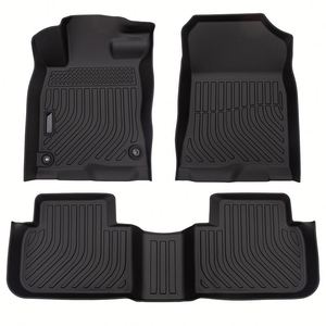 Tapis de sol de voiture 3D en TPE sur mesure, antidérapants, imperméables, confortables et luxueux, ensemble complet de 3 pièces pour Vezel City CR-V - Product Image 1
