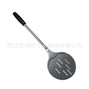 Espátula para pizza de aluminio, 79.96x17.16x3cm, antideslizante, mango largo, apta para horno, para transferir pizza y pasteles - Product Image 2