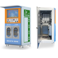 Distributeur d'eau minérale pure à double compartiment avec lecteur de cartes intelligentes pour immeubles et complexes résidentiels