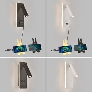 2024 New Hotel Indoor Wall Surface Mounted Reading Light Adjustable Wall Lamp Light For Living Room Bedroom Wall Sconce