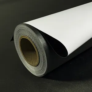 Impresión digital PVC Flex banner lona 240g-610g frontlit blanco negro gris back banner roll coated banner