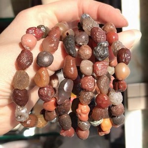 Venta al por Mayor de Piedras Naturales de Ágata de Alashan Gobi, Cuentas de Ágata Tendónica, Hilos de Ágata de 9-10 mm - Product Image 4