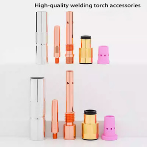 Prezzo di fabbrica connettore di interfaccia europeo 501D raffreddamento ad acqua CO2 Gas scudo saldatura torce/alta rame OTC MIG magg saldatura pistola - Product Image 4