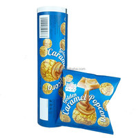 Feuille métallisée en aluminium laminé plastique alimentaire Flexible Sachet emballage Film rouleau pour Taro tomate chips de pomme de terre emballage