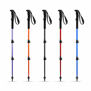 Bastones de Trekking de Fibra de Carbono Zentopia, 3 Secciones Telescópicas, Ultraligeros, 148g, Punta de Aluminio EVA, Longitud Ajustable, para Senderismo y Excursionismo - Product Image 2