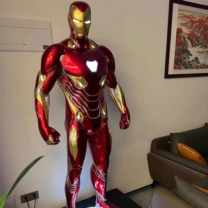 Decorazione centro commerciale della città decorazione esterna luce a grandezza naturale in fibra di vetro <span class=keywords><strong>marvel</strong></span> scultura in resina statua <span class=keywords><strong>marvel</strong></span> - Product Image 3