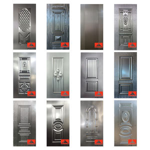 ABYAT Peau de porte en métal en acier gaufré Tôle de fer laminée à froid pour porte de sécurité Peaux de porte stratifiées extérieures à 6 panneaux - Product Image 5