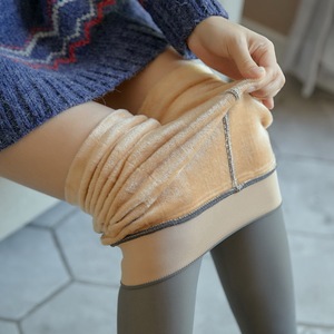 Winter Warm Leggings Sexy Slim Translucent Pantyhose Nylon Tights High Waist Thick Wool <strong>Sock</strong> Pants Women <strong>Thermal</strong> Legging R2187 - Product Image 5