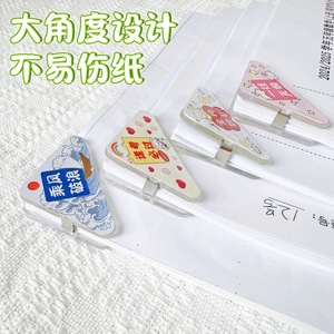 Clips Triangulares para Notas de 50 mm, Clips de Plástico para Esquinas, para Organizar Exámenes, Papeles y Documentos - Product Image 2