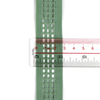 Bande élastique en polyamide respirante de haute qualité de 28 mm, à mailles ajourées, pour lingerie