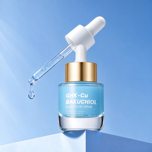 GHK Cu Bakuchiol Facial Serum With Copper Tripeptide 1 Sodium Hyaluronate Hydrating Nourish <b>Skin</b> Improve <b>Skin</b> Radiance - Product Image 2