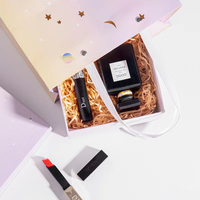 Flacon de parfum sur mesure avec boîte en carton et emballage, revêtement UV, laminage mat, estampage, gaufrage, recyclable