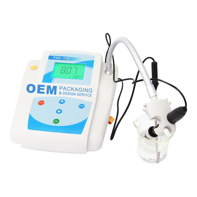 PHS-550 Customizable OEM Lab Benchtop Ph Meter Probe with ORP Feature