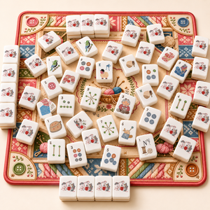Ensemble de Mahjong américain monocouche le plus vendu |   Tuiles de Mahjong Assorties en Stock avec Livraison Rapide en 7 Jours - Product Image 4