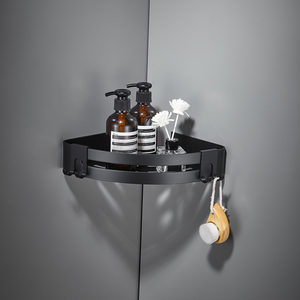 رف حائط عالي الجودة من الألومنيوم للمطبخ والحمام، يثبت بدون حفر، حامل تخزين للحمام - Product Image 5