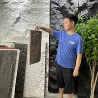 Umweltfreundliche Massivoberfläche Kunststein-Wandpaneel 600x1200mm Dekorativer Steinblock für Innenverkleidung