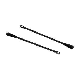Cotons-tiges noirs 125 mm, double extrémité, forme ronde, outil multi-usage pour le nettoyage des oreilles et l'élimination des points noirs - Product Image 1