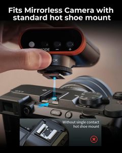 Für Small Rig RS20 Mini Kamera <span class=keywords><strong>Flash</strong></span> Speed lite für <span class=keywords><strong>Canon</strong></span> für Sony GN12 2000mAh Akku OLED 8 Stufen 500 Full-Power Blitze/1,8 s - Product Image 5